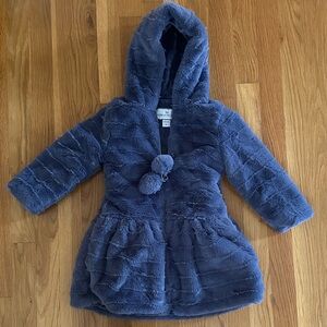 Cozy Blue Kids Hooded Jacket